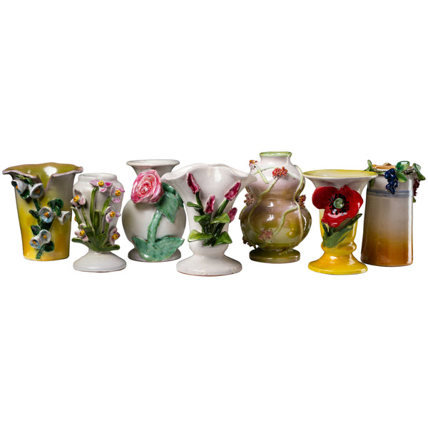 Small White Vase with Pink Rose