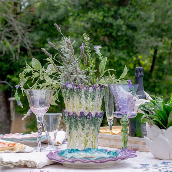Asparagus Vase, Layered, short