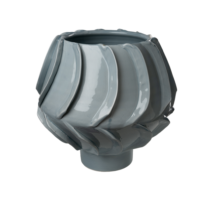 Light Blue Footed Cachepot