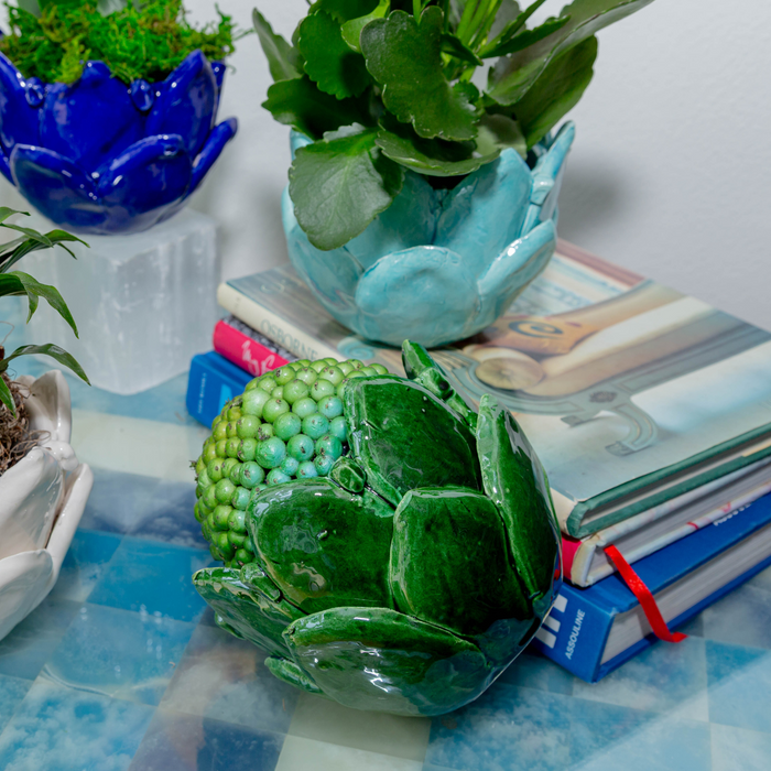 Green Artichoke Cachepot