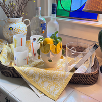 Studio Z Cachepot, Small Head with Lemons