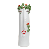 Studio Z, Tall Vase with Cactus