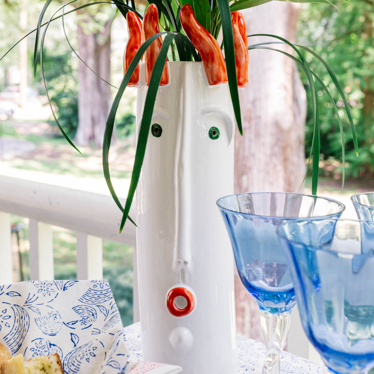 Studio Z, Tall Vase with Peppers