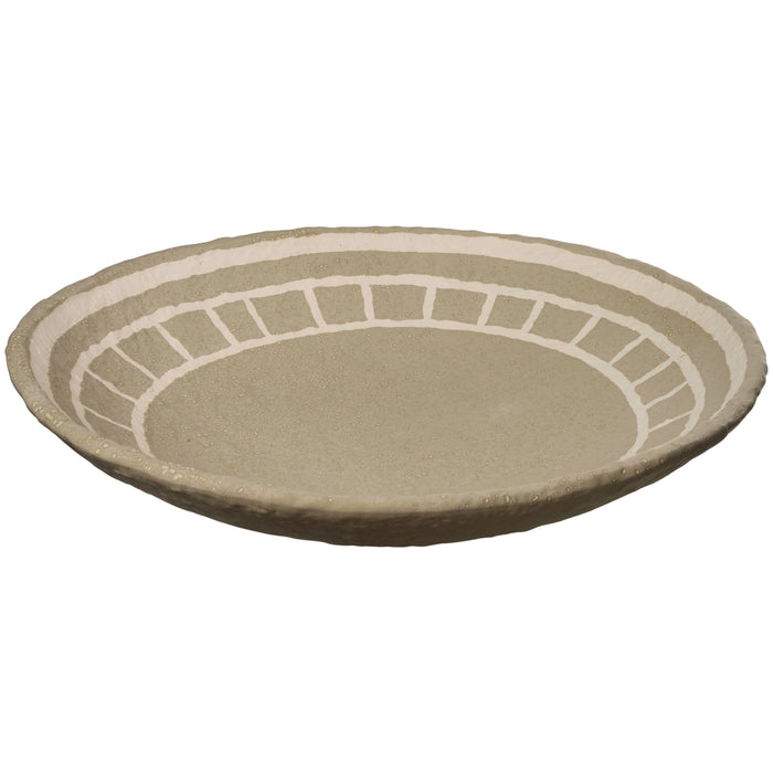 Plate, Miranda Sand & White