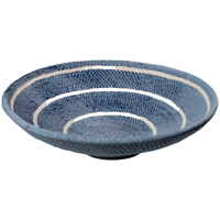 Plate, Blue Organic Basket