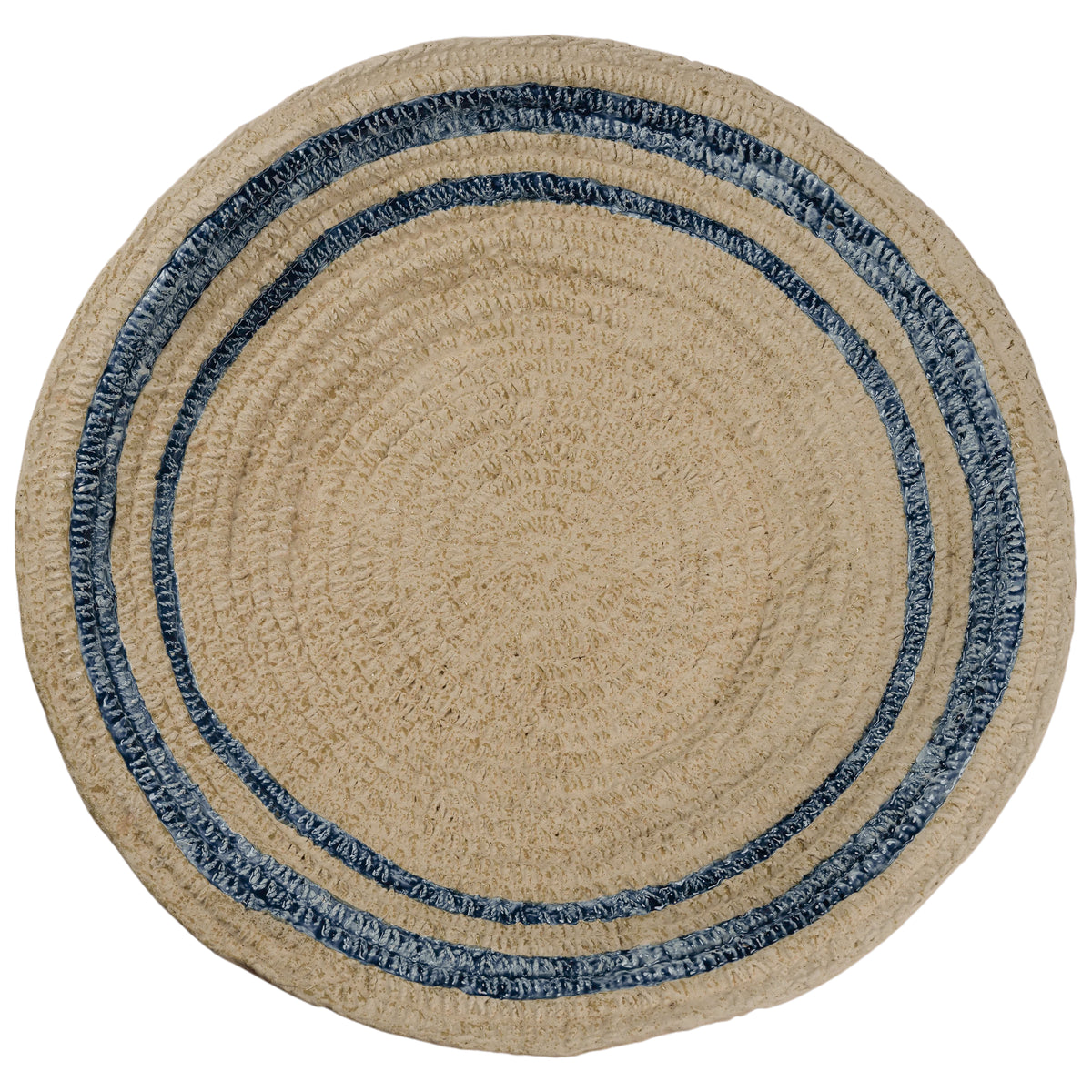 Plate, Aster Sand & Blue