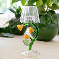 Firefly Tealight with Yellow Flowers