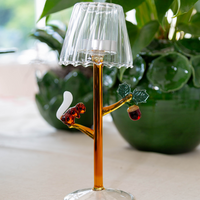 Firefly Tealight with Squirrel & Acorn