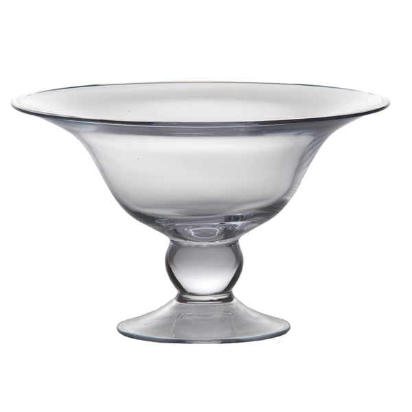 Classic Glass Salad Bowl, Seeded Glass, Short – Abigails