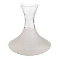 164556 Abigails Wholesale Tabletop Glassware Pitchers and Carafes Frosted and Clear Carafe White Nights