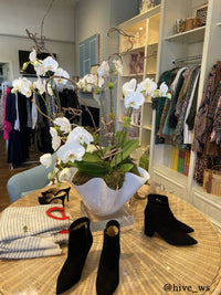 Large White Bowl with Wavy Top