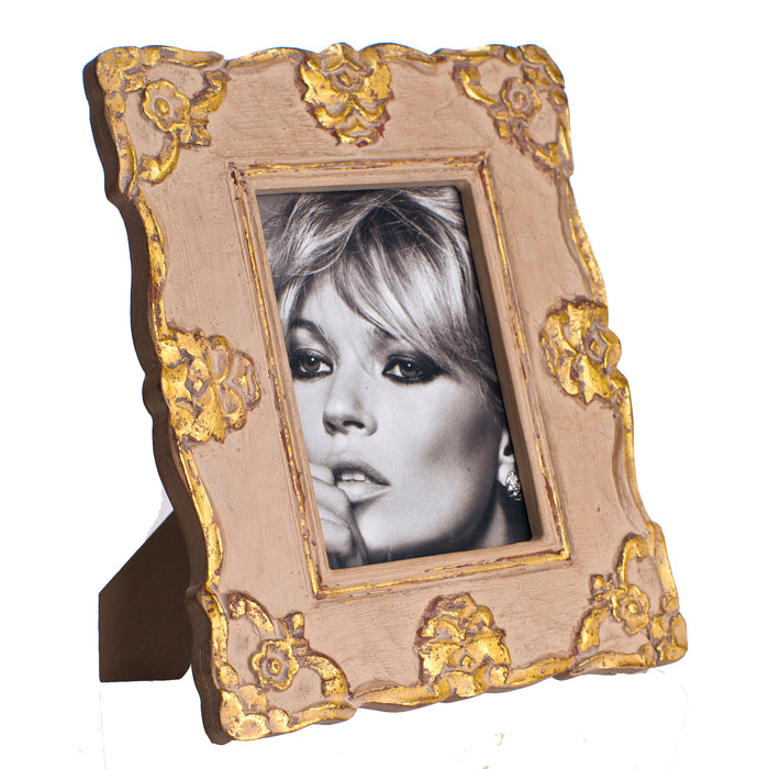 Vendome Frame, Gray and Gold