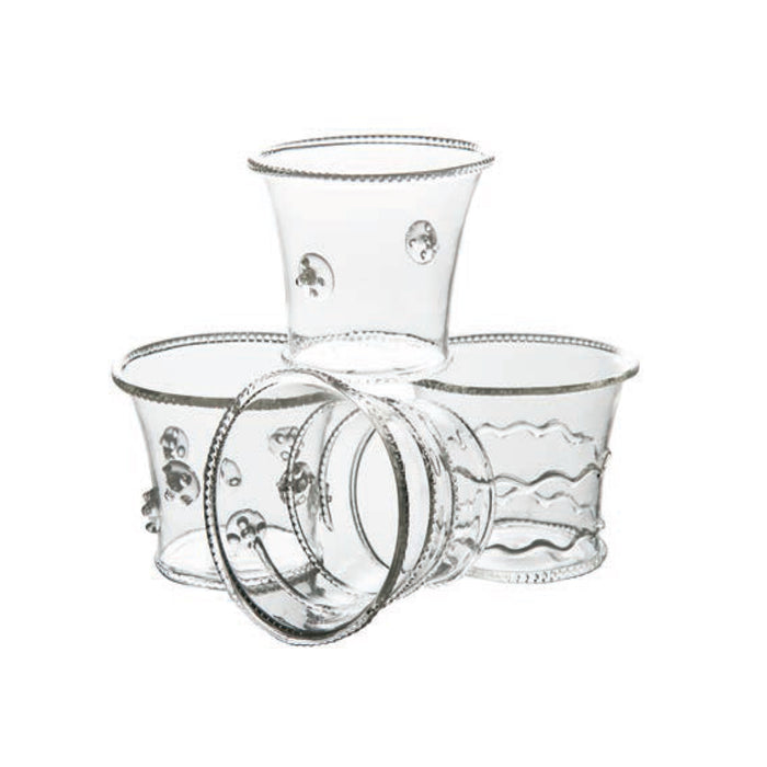La Boheme Glass Votives, Set of 4