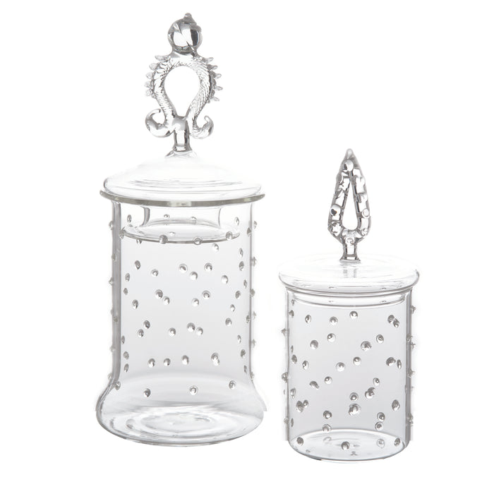 La Boheme Apothecary Jars, Set of 2