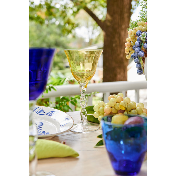 Wine Glass (Set of 2), Yellow – Only on The Avenue