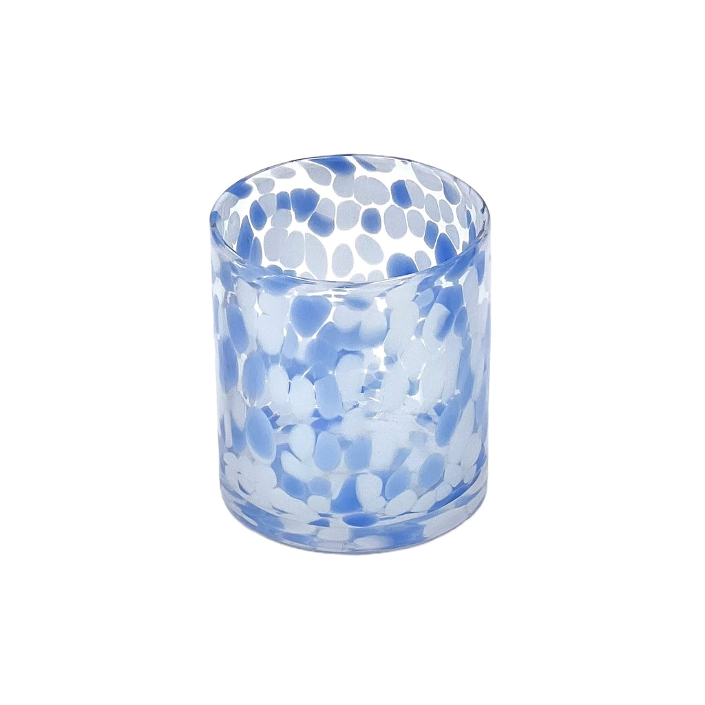 Torcello Spotted Rosa Tumbler, Blue/White, Set of 4