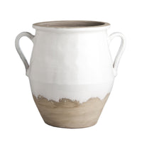 717816 Abigails Wholesale Home Décor Ceramics and Terra Cotta Accessories Large Terracotta Jug White