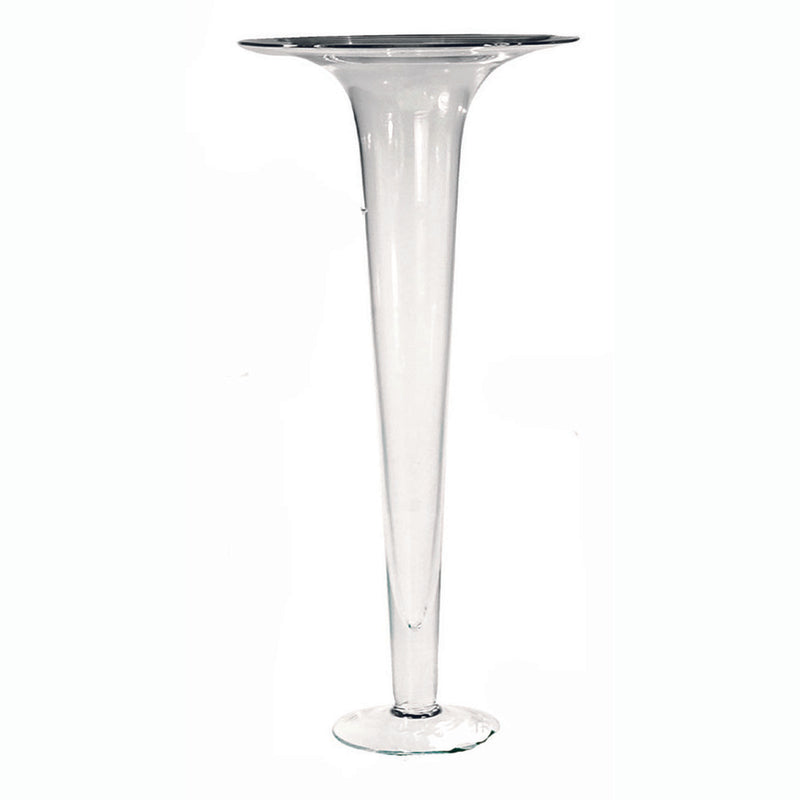 Classic Glass Vase, Large Trumpet