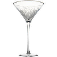 Martini Glass, Grass-Cut, Set of 4