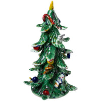 Ceramic Decorated Holiday Tree, Large