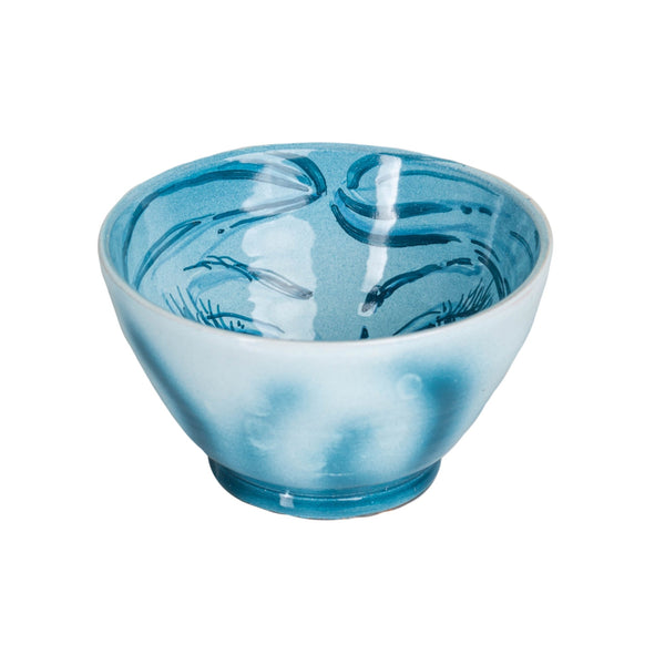 Portrait Bowl, Medium, Blue Woman