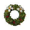Holly Wreath: Magnolias & Berries