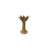 Small Palm Tree Candlestick, Amber