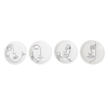 Lucia Canape Plates, Set of 4
