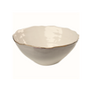 Gold Rim Serving Bowl with Crown