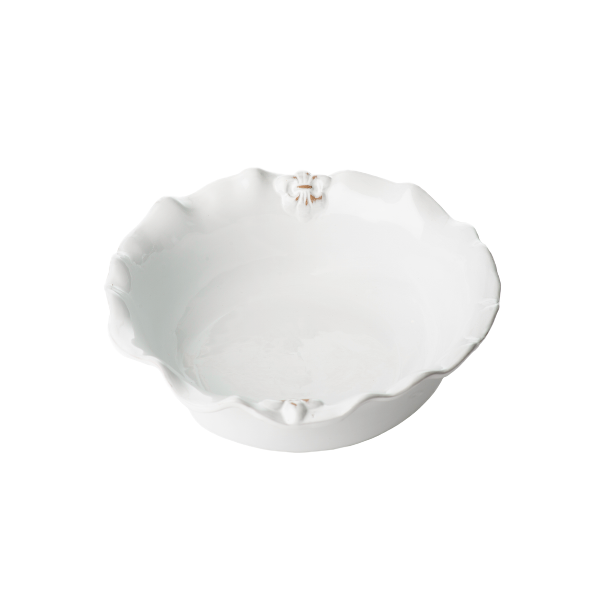 Fleur de Lis Bowl, Round Shape
