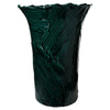 Textured  Vase, Large, Emerald Green
