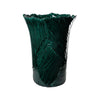 Textured Vase, Medium, Emerald Green