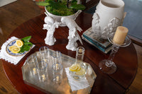 Large Rectangle Tray, Silver Finish