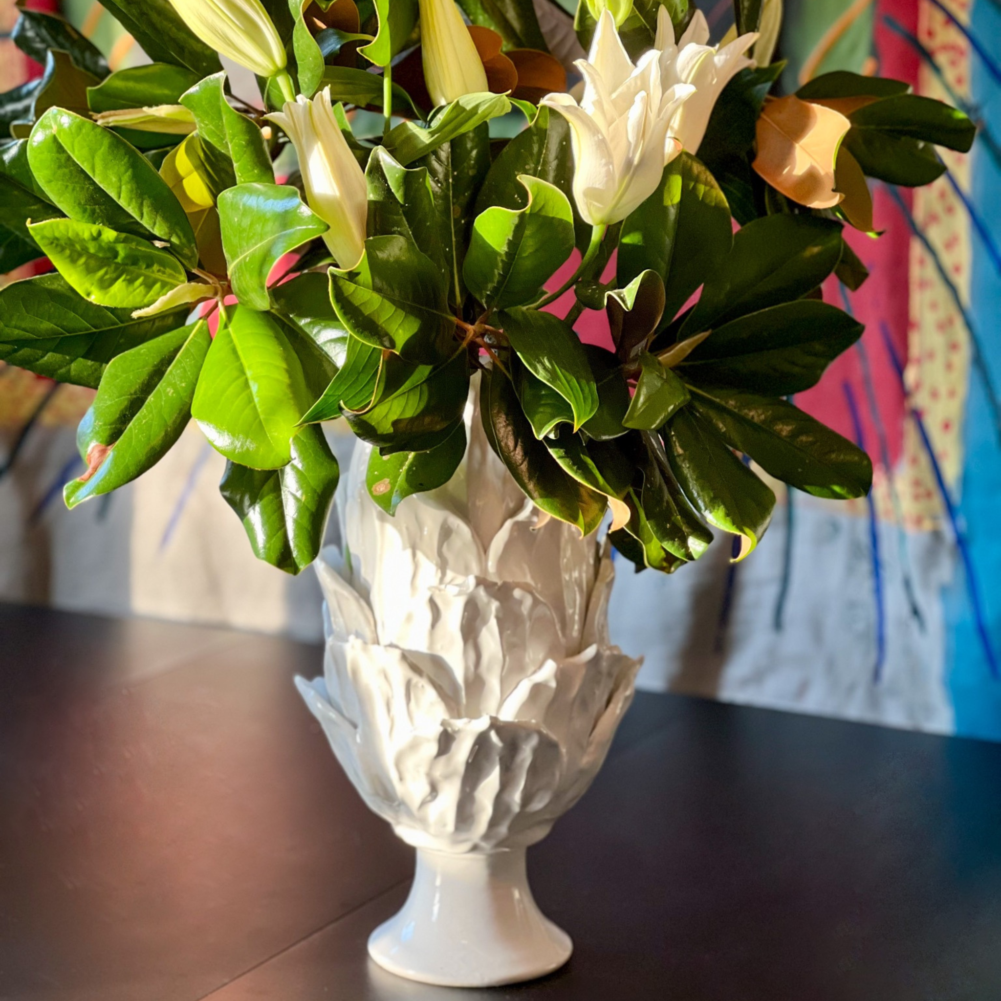 Foliage Footed Vase - Thumbnail 3