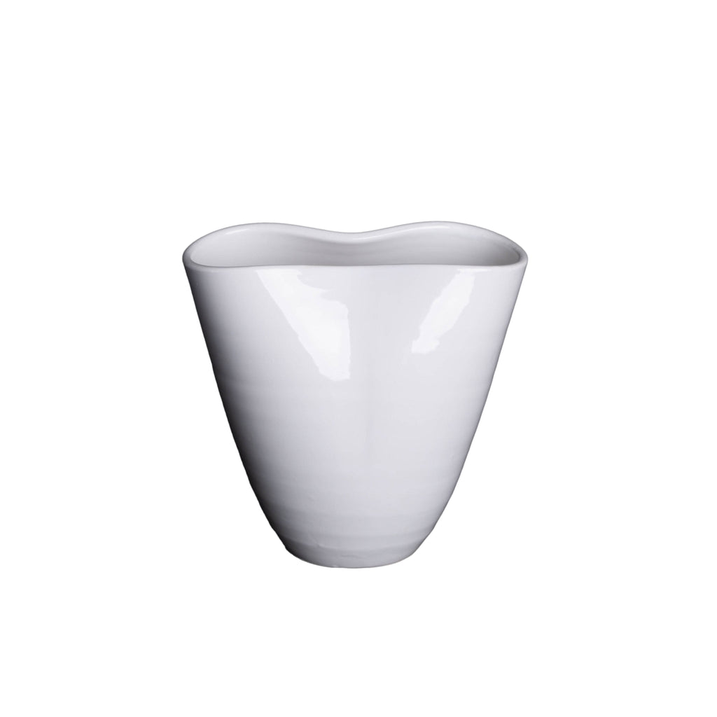 Pinch Vase Small, White