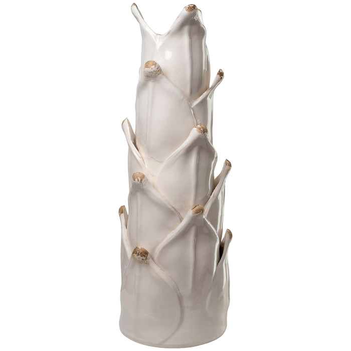 White Artichoke Vase