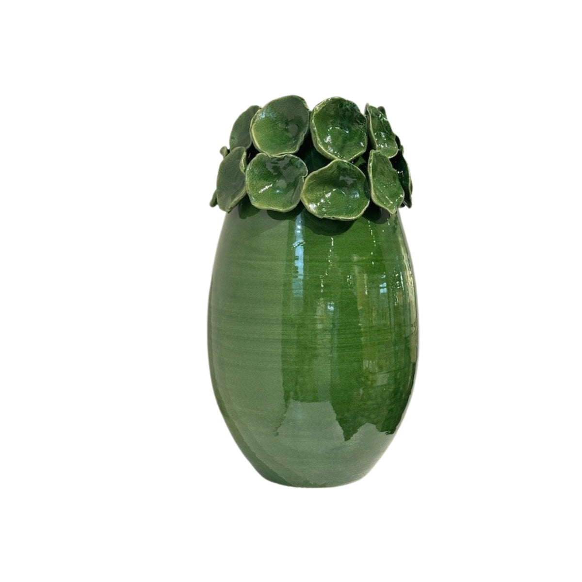 Vase with Petals, Green