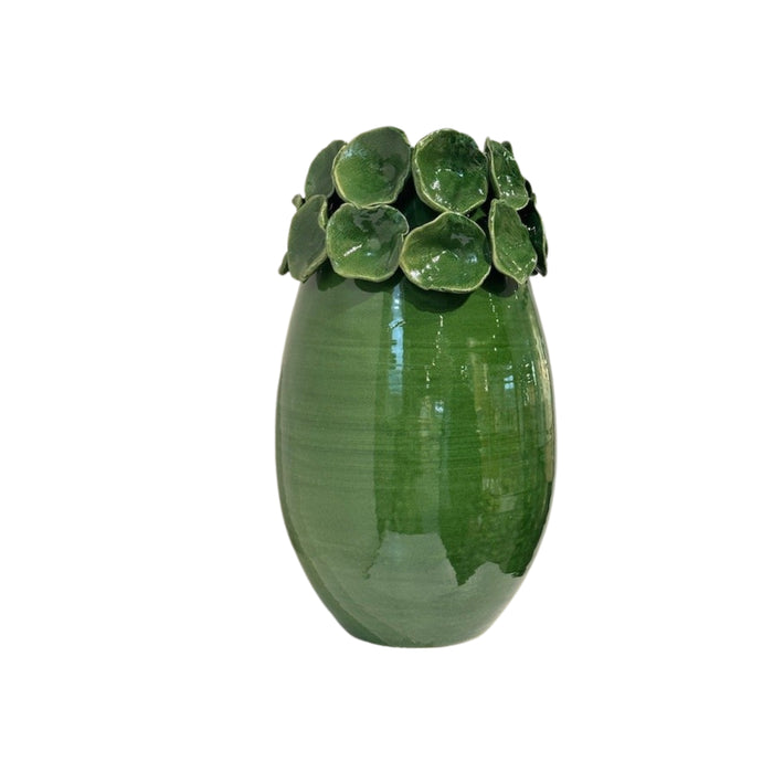 Vase with Petals, Green