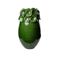 Vase with Petals, Green
