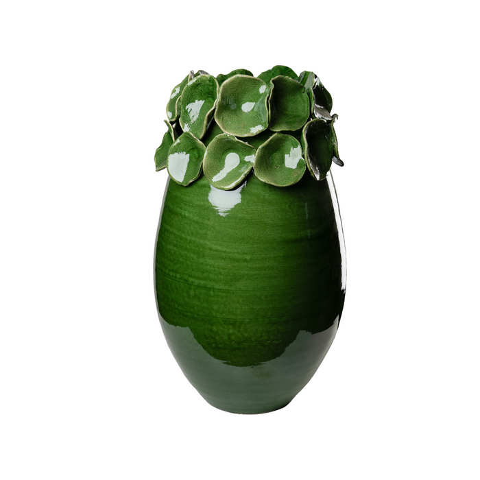 Vase with Petals, Green