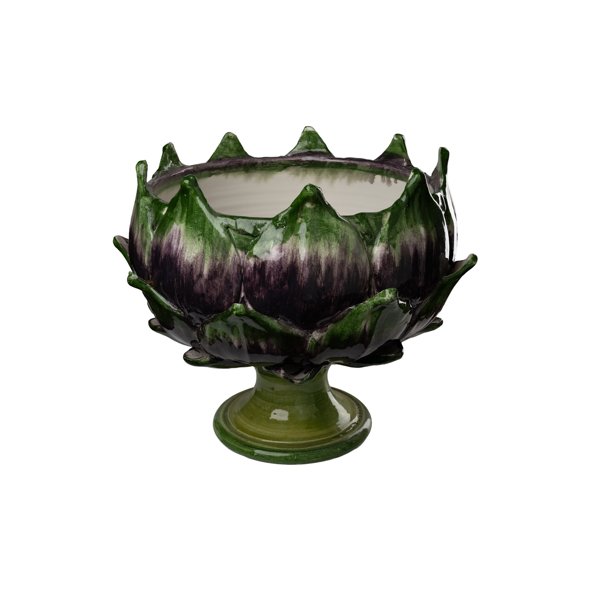 Planter, artichoke, footed