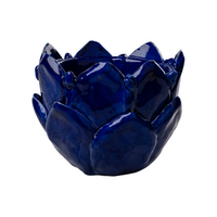 Cobalt Artichoke Cachepot