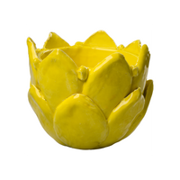 Yellow Artichoke Cachepot