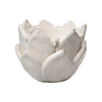 White Artichoke Cachepot