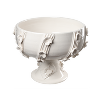 White Footed Compote with Wildflowers