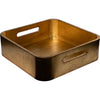 Tray, gold, square