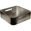 Tray, silver, square