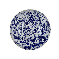 Taverna Speckled Dessert Plate, Cobalt/White Set of 4