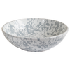 Taverna Speckled Serving Bowl, Gray/White