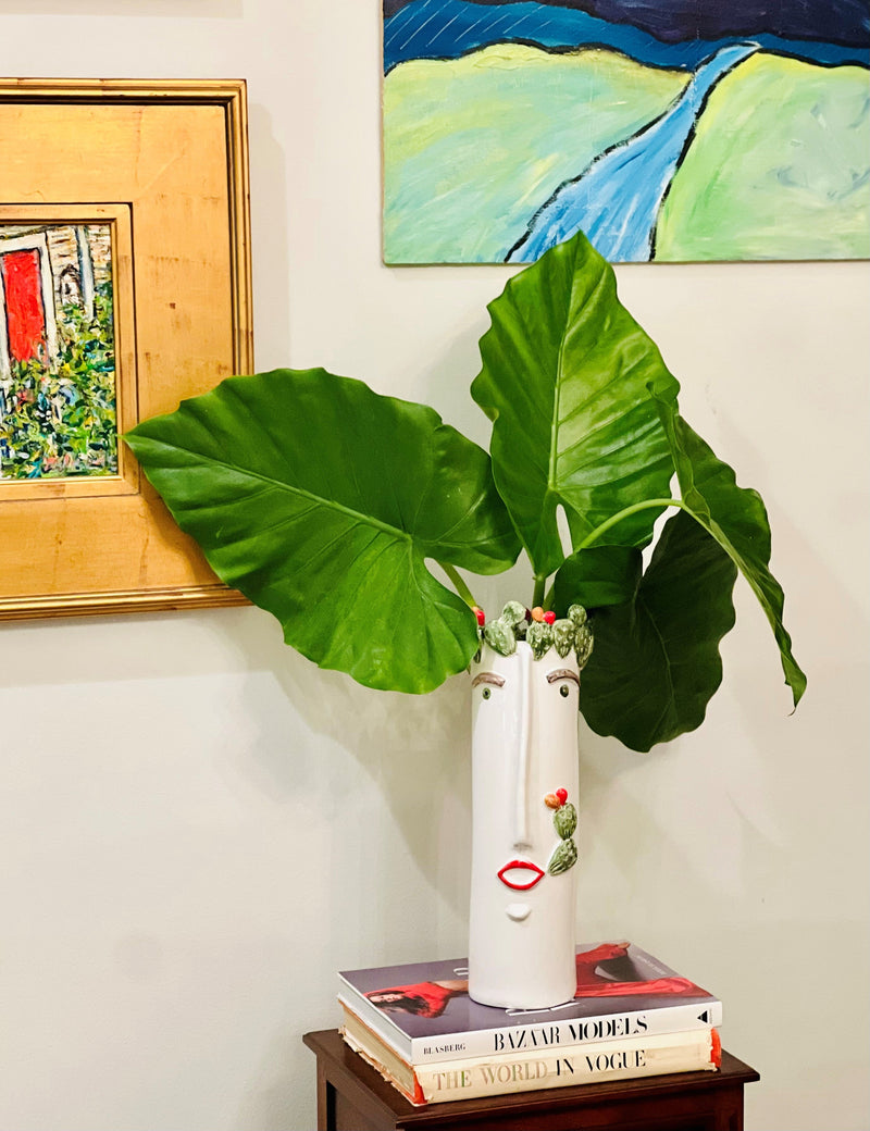 Studio Z, Tall Vase with Cactus
